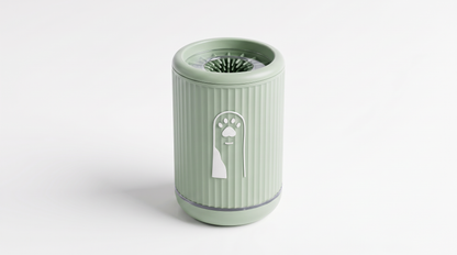 Pawtiques™ 2-in-1 Hondenpootreiniger met 2 Droogdoeken